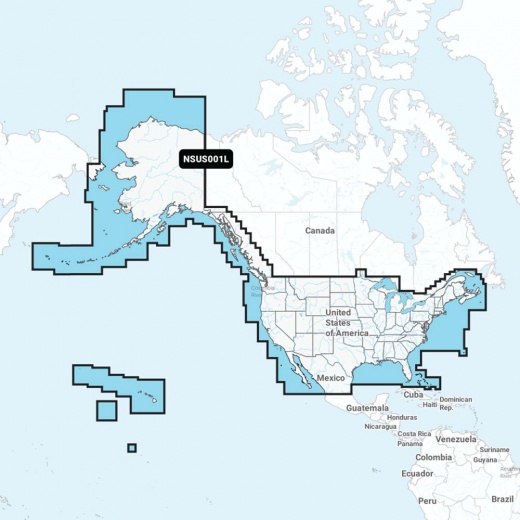 Garmin Navionics+ NSUS001L US & Coastal Canada: Ultimate Marine Mapping Experience