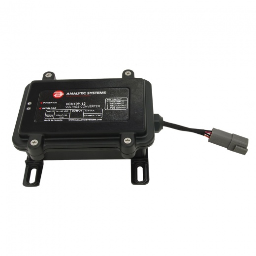 Analytic Systems Waterproof Ip66 Dc Converter 10A, 24V Out, 30-80V In, Ruggedized