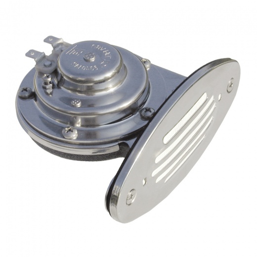 Schmitt Marine Mini Stainless Steel Single Drop-In Horn - 12V High Pitch