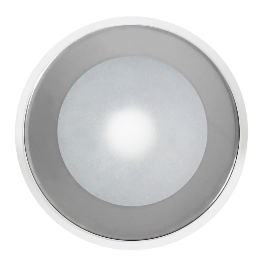 Shadow-Caster Dlx Series Down Light - White Housing - Rgb - Chrome Bezel