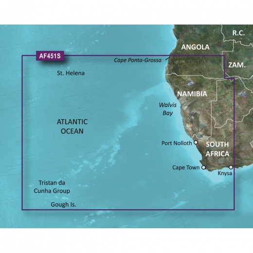 Garmin Bluechart® G3 Vision® Hd - Vaf451s - Namibia - Knysna, Sa - Microsd™/Sd™
