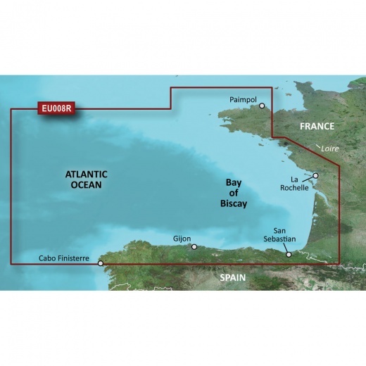 Garmin Bluechart G3 HD - HXEU008R - Bay of Biscay - MicroSD/SD