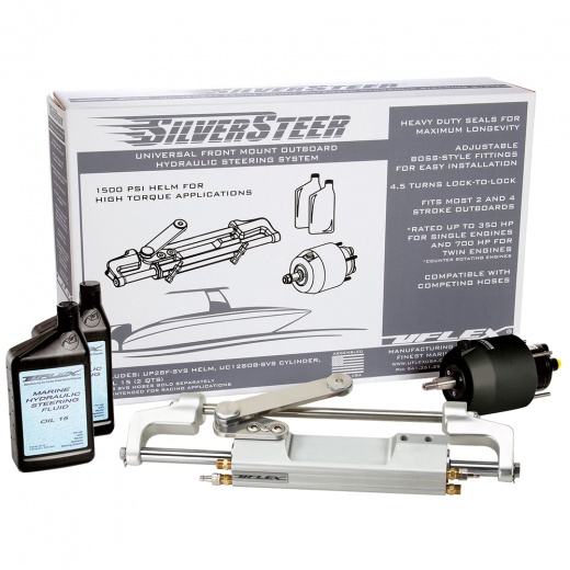 Uflex Silversteer™ Front Mount Outboard Hydraulic Steering System - Uc130 V2
