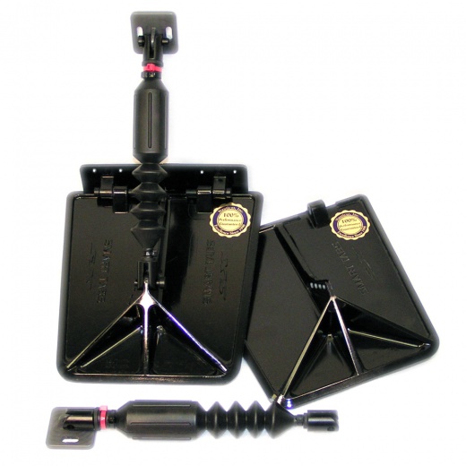 Nauticus Sx9510-80 Smart Tab Sx Composite Trim Tabs 9.5” X 10” - F/18-20’ Boat W/150 - 240Hp - Black