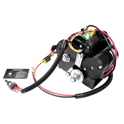 Powerwinch Folding & Pop-Up Camper Winch with 1200Lb Lift Capacity