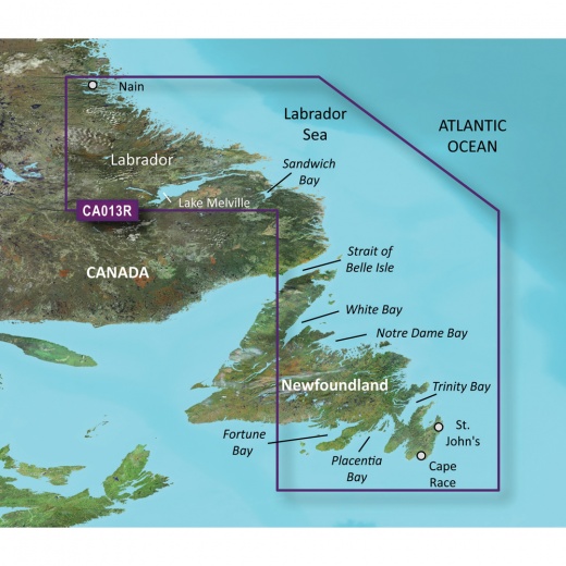 Garmin Bluechart® G3 Vision® Hd - Vca013r - Labrador Coast - Microsd™/Sd™