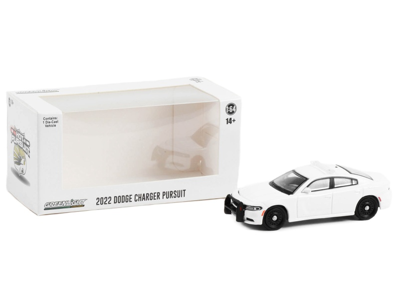 2022 Dodge Charger Pursuit Police Car White With Light Bar 