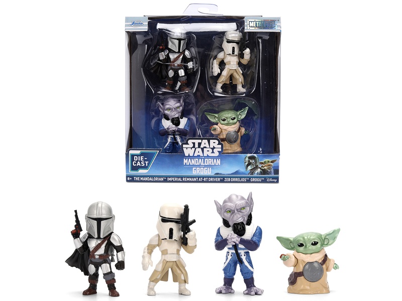 Star Wars: The Mandalorian & Grogu Metalfigs Set of 4