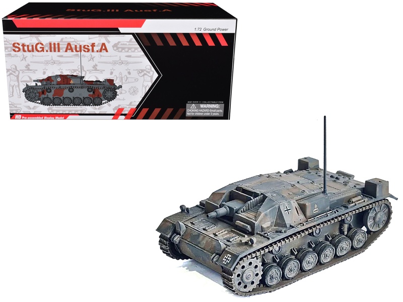 Germany Stug.Iii Ausf.A Tank "France" (1940) "Neo Dragon Armor" Series 1/72 Plastic Model By Dragon Models