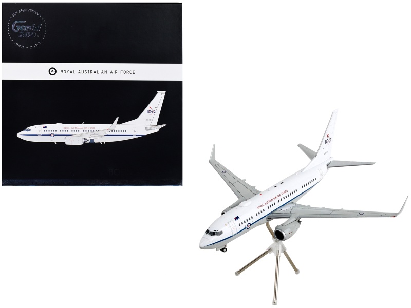 Boeing 737-700 Transport Aircraft Royal Australian Air Force 100th Anniversary Diecast Model Airplane by GeminiJets
