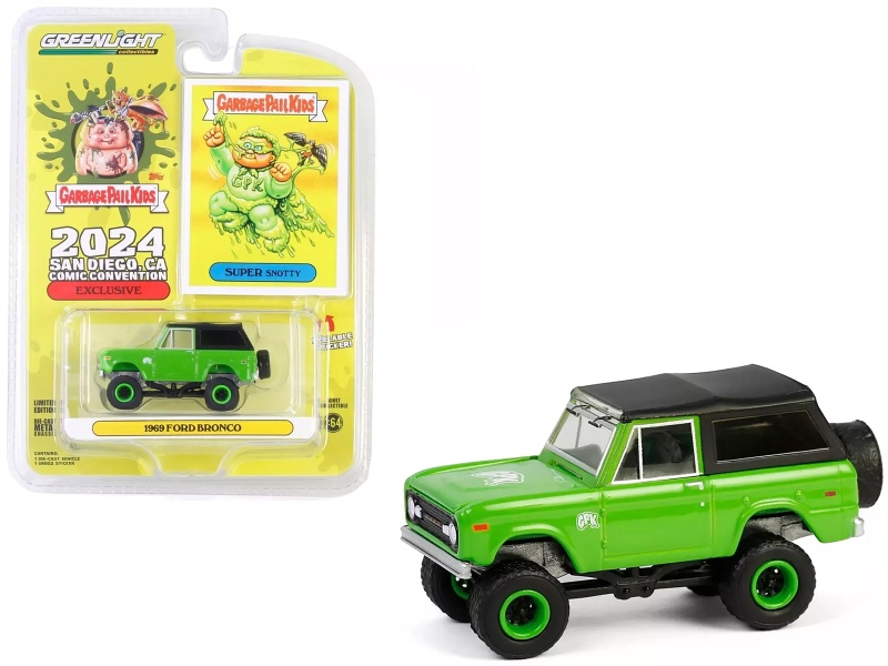 1969 Ford Bronco Garbage Pail Kids: Super Snotty Diecast Model Car