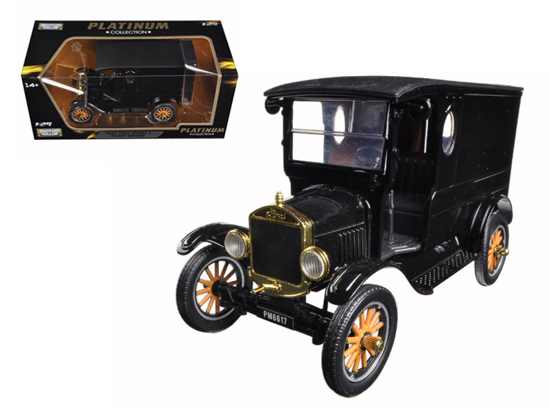 1925 Ford Model T Paddy Wagon Black 1/24 Diecast Model Car By Motormax