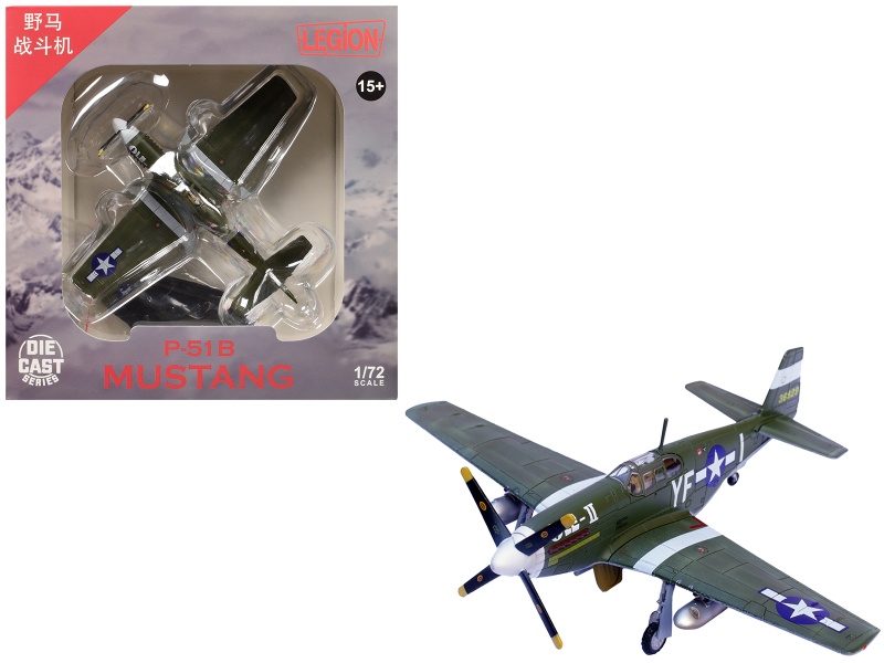 North American P-51B Mustang Aircraft 'Ole-II' Diecast Model by Legion