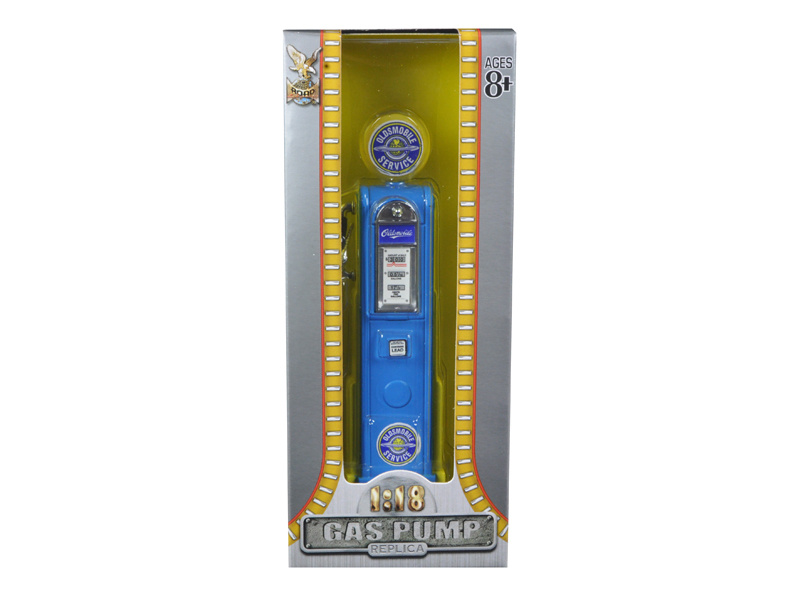 Oldsmobile Vintage Gas Pump Digital For 1/18 Scale Diecast Cars By Road Signature