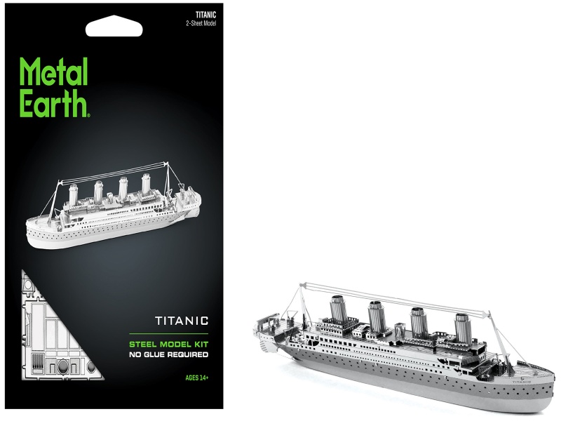 Model Kit Titanic Ship (Moderate Difficulty) Steel Model By Metal Earth