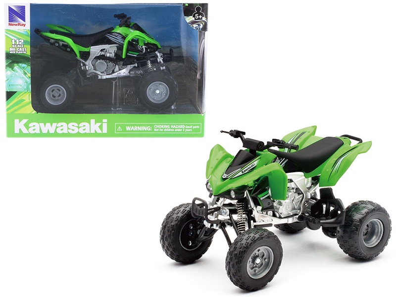 Kawasaki KFX 450R Green 1/12 ATV Model