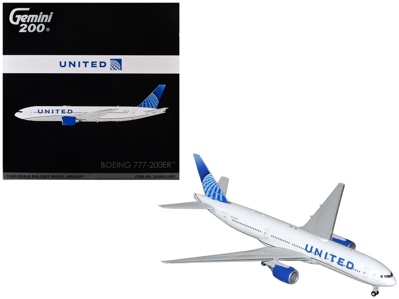 United Airlines Boeing 777-200ER N798UA 1/200 Diecast Model