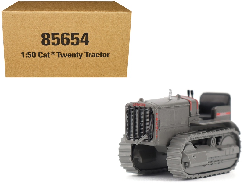 Cat Caterpillar Twenty Tractor Gray "Centennial Series" 1/50 Diecast Model By Diecast Masters