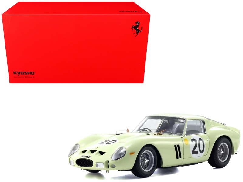 Ferrari 250 Gto #20 Innes Ireland - Masten Gregory "24 Hours Of Le Mans" (1962) 1/18 Diecast Model Car By Kyosho