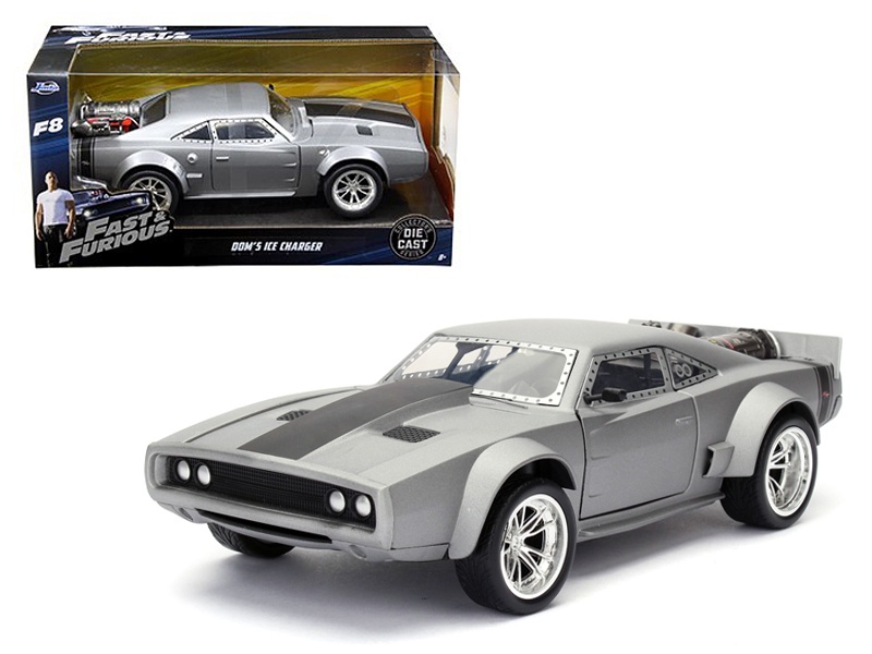 Dom's Ice Charger "Fast & Furious" F8 Movie 1/24 Diecast Model Car By Jada
