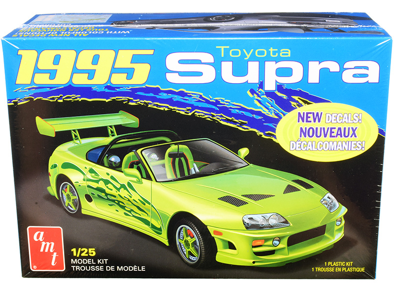 Skill 2 Model Kit 1995 Toyota Supra Convertible 1/25 Scale Model By Amt