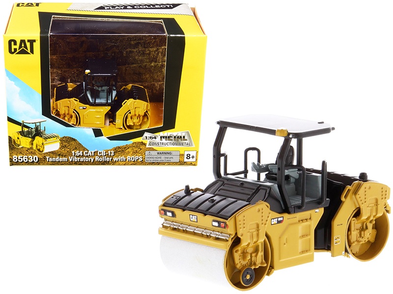 Cat Caterpillar Cb-13 Tandem Vibratory Roller With Rops 