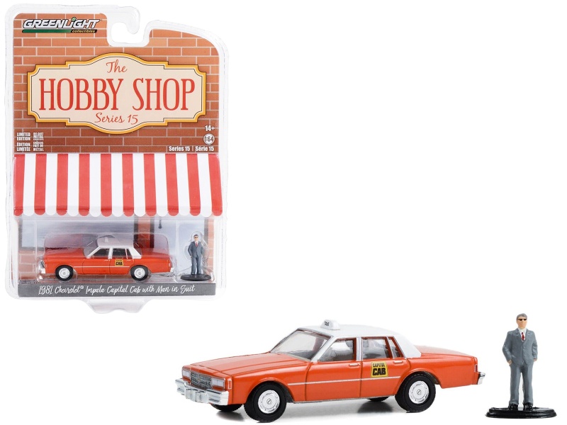 1981 Chevrolet Impala 'Capitol Cab' Taxi Diecast Model Car by Greenlight