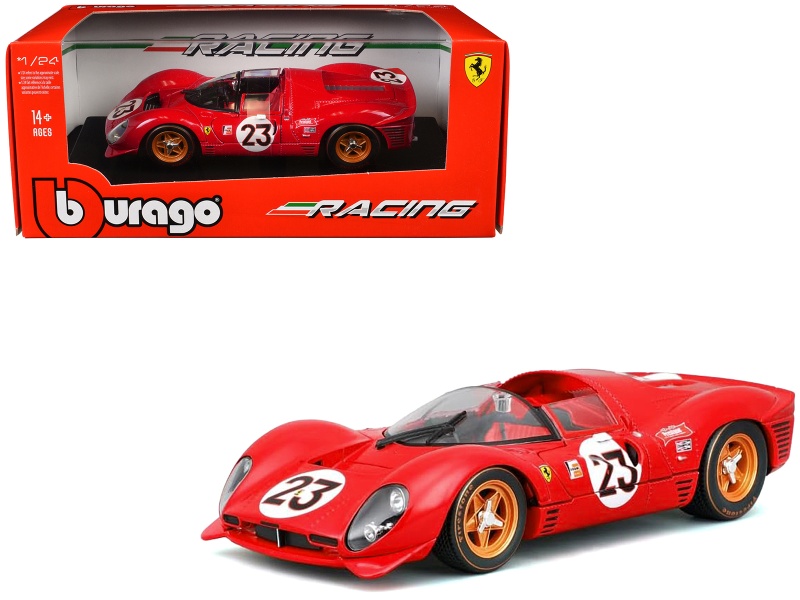 Ferrari 330 P4 #23 Lorenzo Bandini - Chris Amon Diecast Model Car