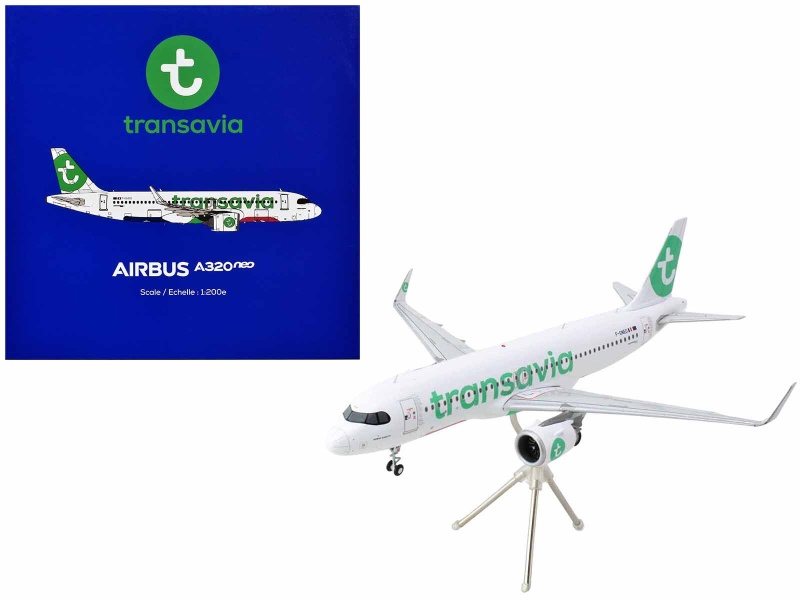 Airbus A320neo Commercial Aircraft Transavia Airlines F-Gneo Diecast Model Airplane