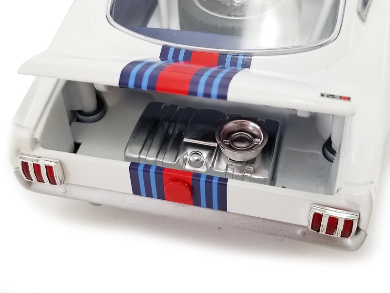 1965 Shelby Gt350r Street Fighter #14 White With Red And Blue Stripes "Le Mans" Limited Edition To 1176 Pieces Worldwide 1/18 Diecast Model Car By Acme
