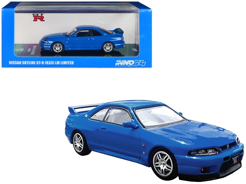 Nissan Skyline GT-R (R33) RHD Diecast Model Car 1/64 Scale by Inno Models