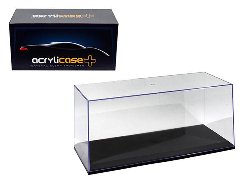 Collectible Display Show Case With Black Base For 1/24 1/18 Scale Models By Illumibox