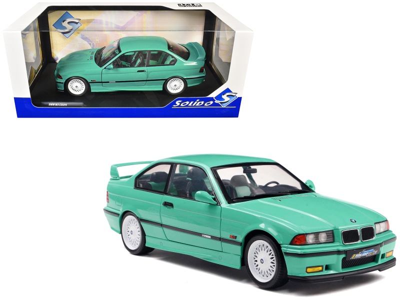 1991 Bmw E36 M3 "Solido Works" Mint Green With Mint Green Interior 1/18 Diecast Model Car By Solido