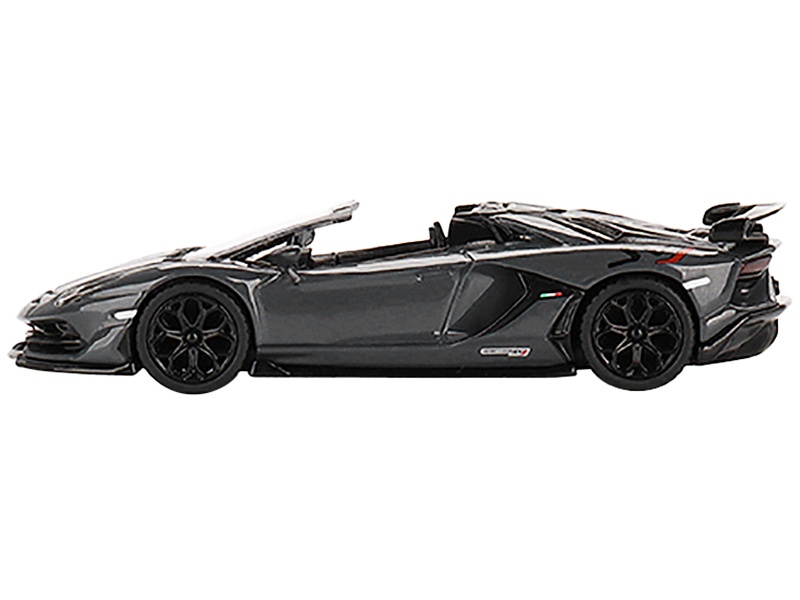 Lamborghini Aventador Svj Roadster Griglo Telesto Dark Gray Limited Edition To 4200 Pieces Worldwide 1/64 Diecast Model Car By True Scale Miniatures