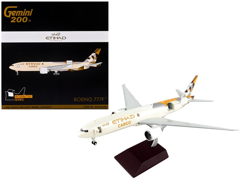 Boeing 777F Commercial Aircraft Etihad Airways Cargo Diecast Model Airplane