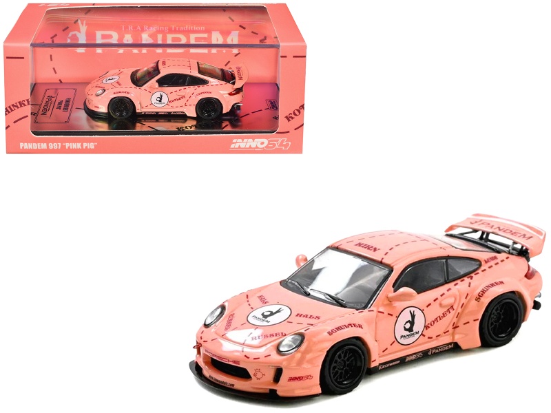 Pandem 997 “Pink Pig” 1/64 Diecast Model Car