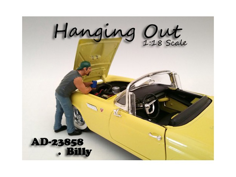 "Hanging Out" Billy Figure For 1:18 Scale Models By American Diorama