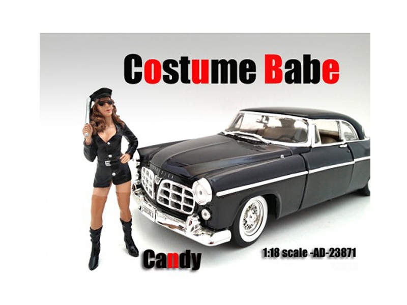 Costume Babe Candy Figure For 1:18 Scale Models By American Diorama