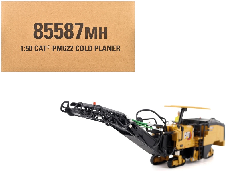 Cat Caterpillar Pm622 Cold Planer Yellow "Core Classics" Series 1/50 Diecast Model By Diecast Masters