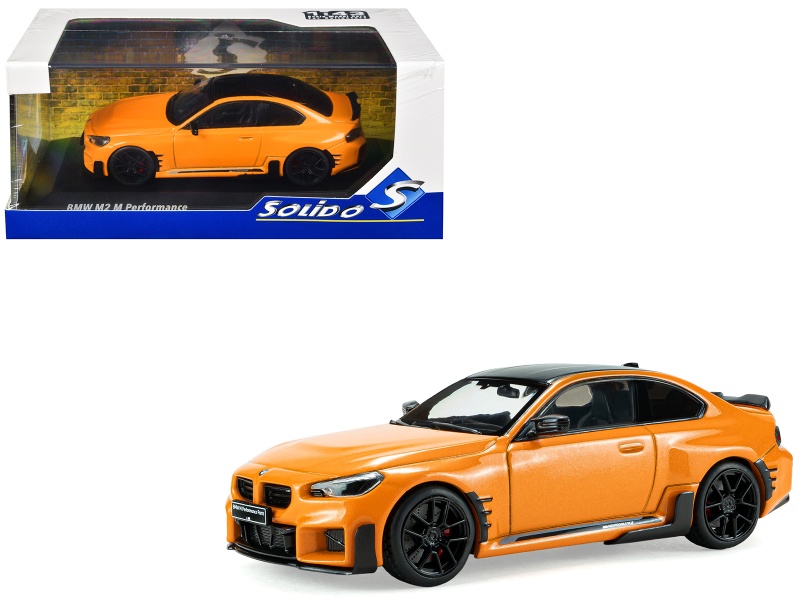 2024 BMW M2 M Performance Papaya Orange 1/43 Diecast Model Car