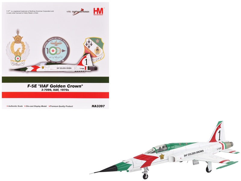 Northrop F-5E Tiger II IIAF Golden Crown 1/72 Diecast Model