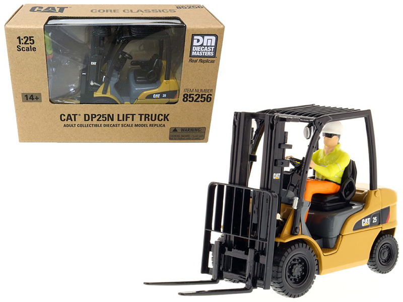 Cat Caterpillar Dp25n Dp/Gp15-35N Range Lift Truck With Operator "Core Classics Series" 1/25 Diecast Model By Diecast Masters