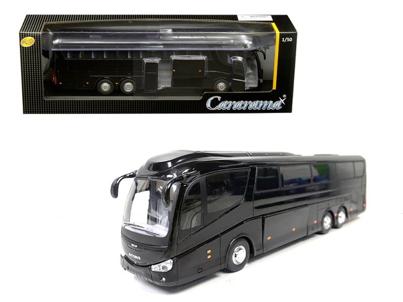 Super Coach Autobus Black 1/50 Diecast Model By Cararama