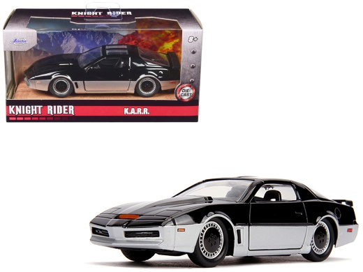 K.A.R.R. Black And Silver 'Knight Rider' (1982) TV Series Diecast Model Car 1/32 Scale