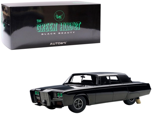 Black Beauty 'The Green Hornet' 1/18 Diecast Model Car by Autoart