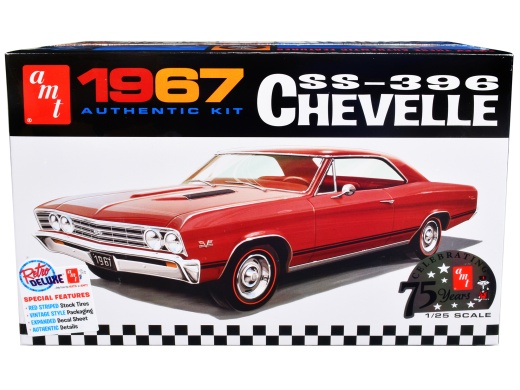 1967 Chevrolet Chevelle SS 396 Model Kit - Skill 2 1/25 Scale by AMT