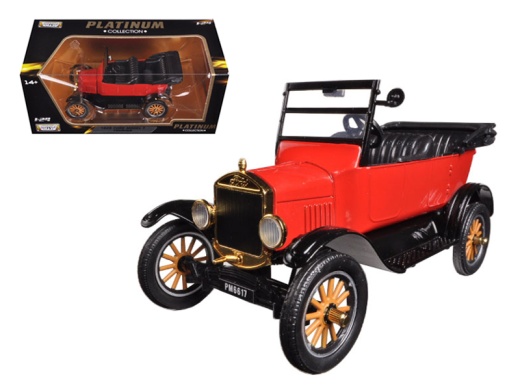 1925 Ford Model T Touring Red Diecast Model Car