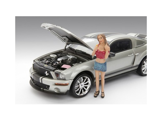 Female Monica Figure for 1:18 Diecast Model Cars by American Diorama