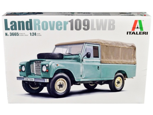 Skill 3 Model Kit Land Rover 109 LWB 1/24 Scale Model By Italeri