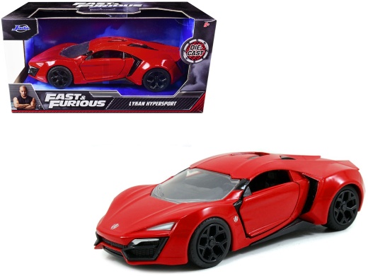 Lykan Hypersport Red 'Fast & Furious 7' (2015) Movie 1/32 Diecast Model Car by Jada